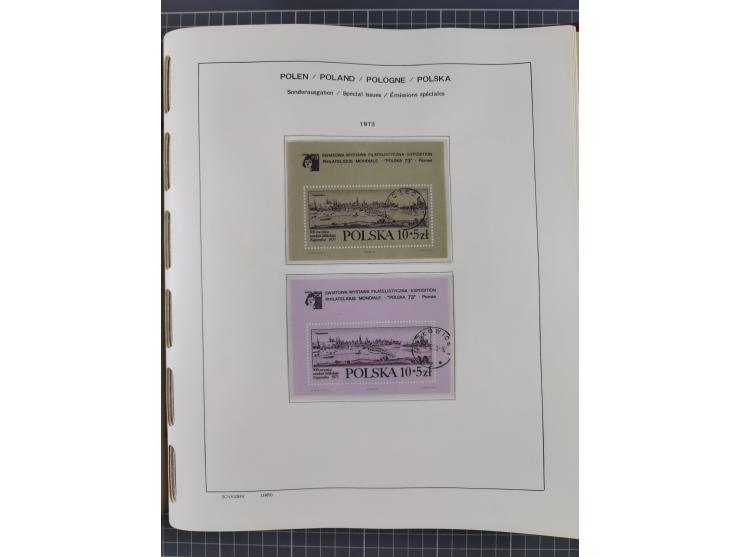 1918/89 (ca.), mint never hinged/unused and mostly used collection with duplicates, including Polish areas, Schlesien, etc., 