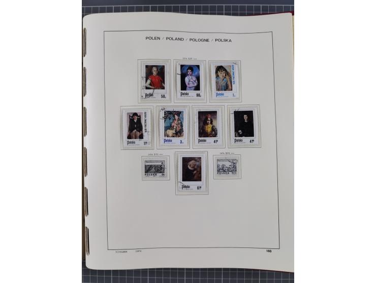 1918/89 (ca.), mint never hinged/unused and mostly used collection with duplicates, including Polish areas, Schlesien, etc., 