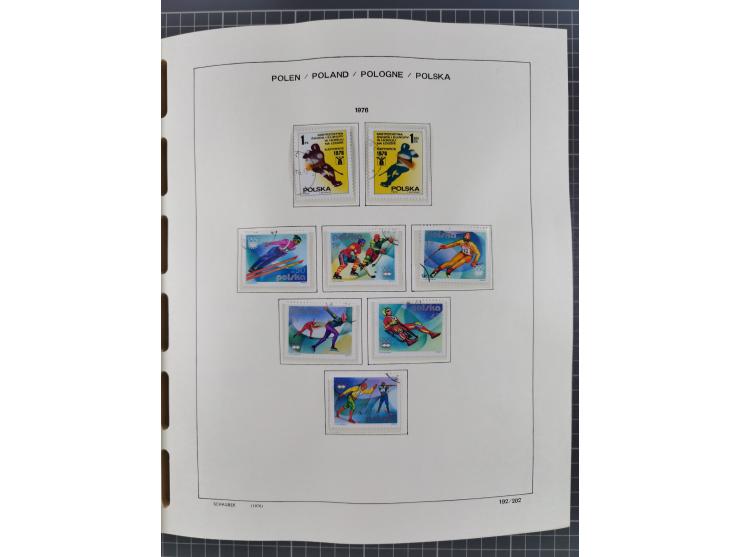 1918/89 (ca.), mint never hinged/unused and mostly used collection with duplicates, including Polish areas, Schlesien, etc., 