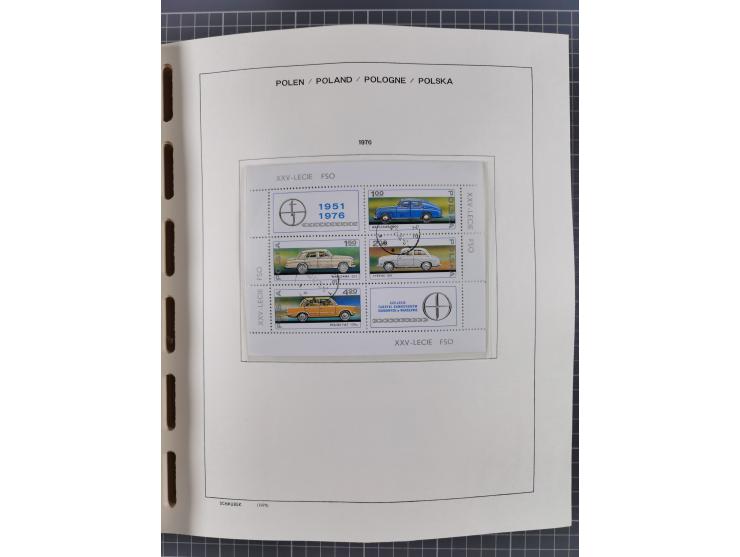 1918/89 (ca.), mint never hinged/unused and mostly used collection with duplicates, including Polish areas, Schlesien, etc., 