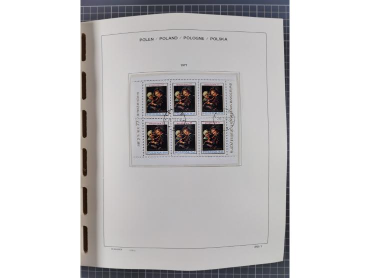 1918/89 (ca.), mint never hinged/unused and mostly used collection with duplicates, including Polish areas, Schlesien, etc., 