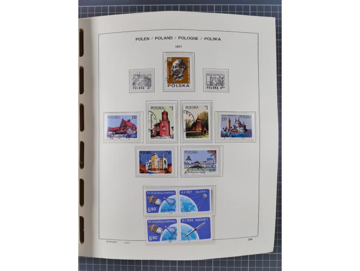 1918/89 (ca.), mint never hinged/unused and mostly used collection with duplicates, including Polish areas, Schlesien, etc., 