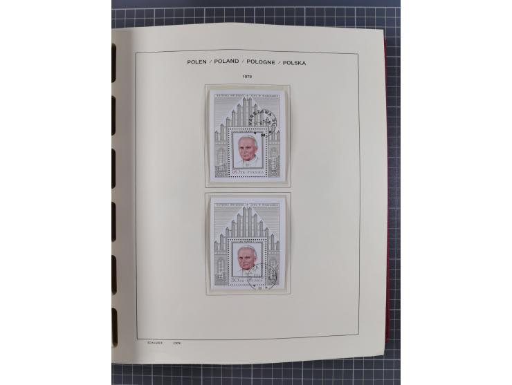 1918/89 (ca.), mint never hinged/unused and mostly used collection with duplicates, including Polish areas, Schlesien, etc., 