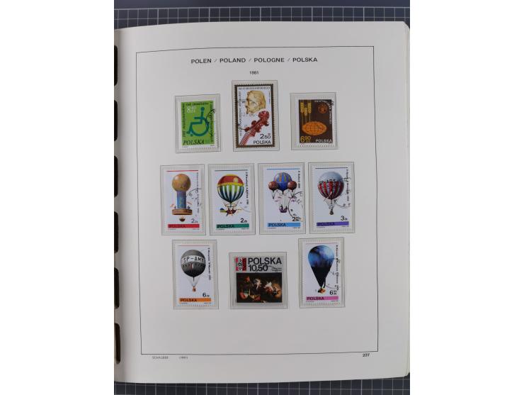 1918/89 (ca.), mint never hinged/unused and mostly used collection with duplicates, including Polish areas, Schlesien, etc., 