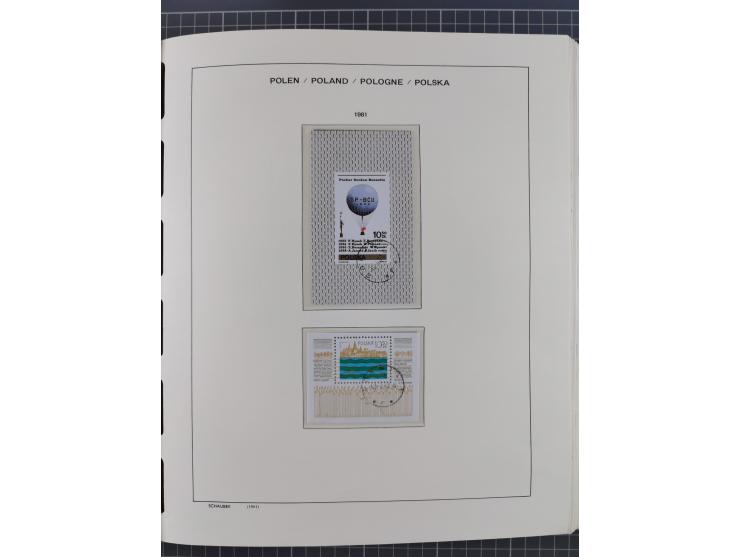 1918/89 (ca.), mint never hinged/unused and mostly used collection with duplicates, including Polish areas, Schlesien, etc., 