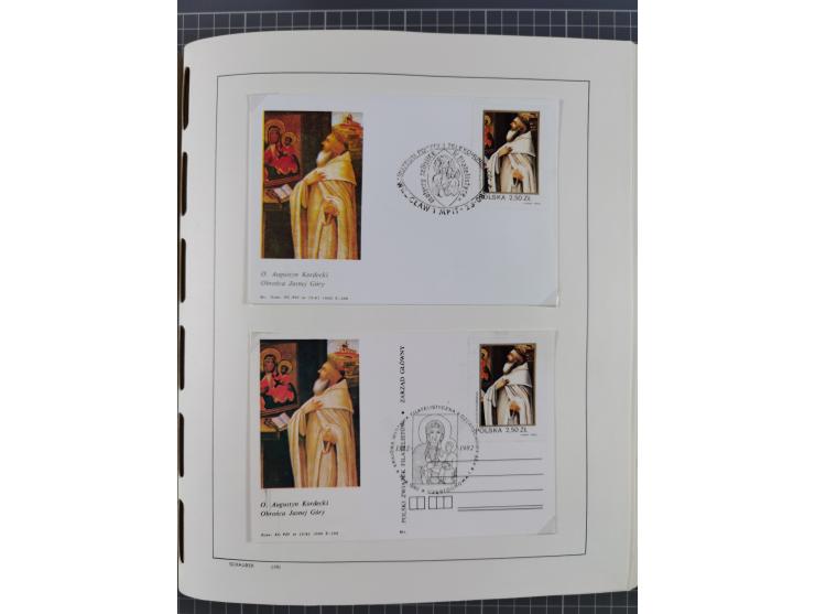 1918/89 (ca.), mint never hinged/unused and mostly used collection with duplicates, including Polish areas, Schlesien, etc., 