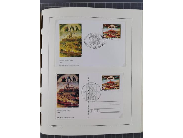 1918/89 (ca.), mint never hinged/unused and mostly used collection with duplicates, including Polish areas, Schlesien, etc., 