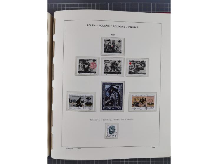 1918/89 (ca.), mint never hinged/unused and mostly used collection with duplicates, including Polish areas, Schlesien, etc., 