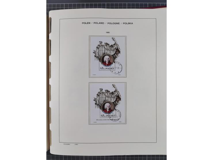 1918/89 (ca.), mint never hinged/unused and mostly used collection with duplicates, including Polish areas, Schlesien, etc., 