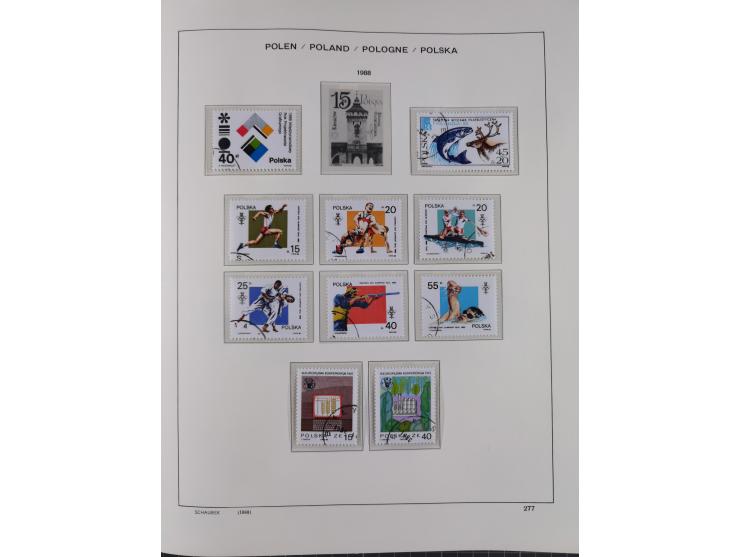 1918/89 (ca.), mint never hinged/unused and mostly used collection with duplicates, including Polish areas, Schlesien, etc., 