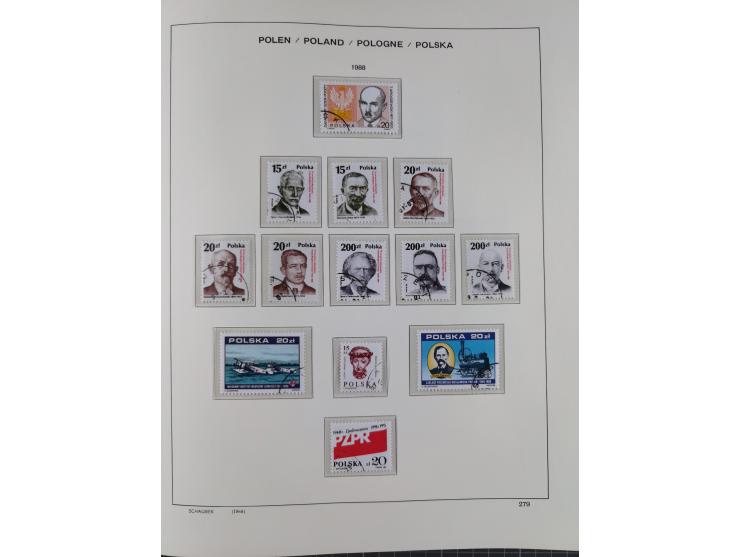 1918/89 (ca.), mint never hinged/unused and mostly used collection with duplicates, including Polish areas, Schlesien, etc., 