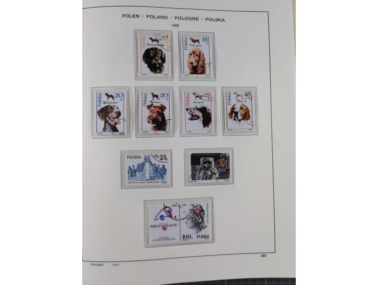 1918/89 (ca.), mint never hinged/unused and mostly used collection with duplicates, including Polish areas, Schlesien, etc., 