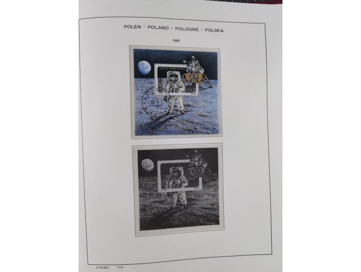 1918/89 (ca.), mint never hinged/unused and mostly used collection with duplicates, including Polish areas, Schlesien, etc., 