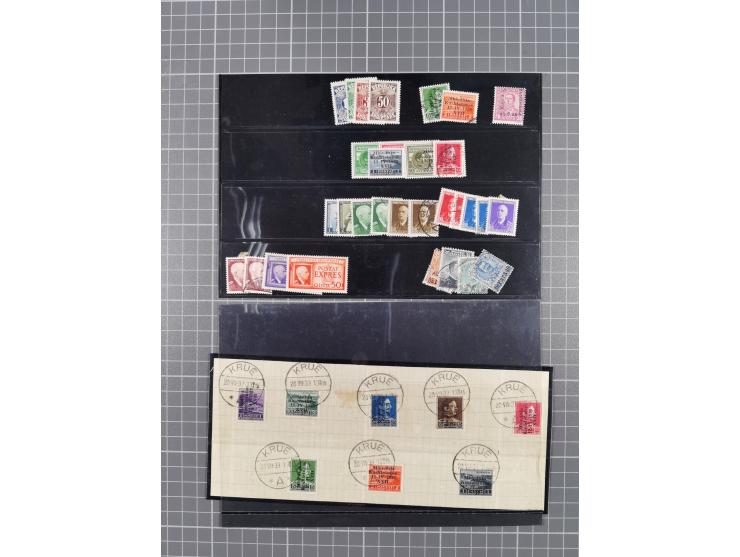 1913/68 (ca.), unused and used collection with some covers, including Forerunners, Provisional issue Korce, Argyrokastron Epi