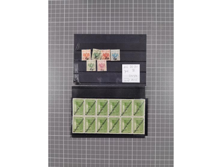 1913/68 (ca.), unused and used collection with some covers, including Forerunners, Provisional issue Korce, Argyrokastron Epi