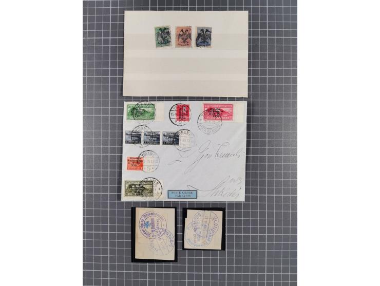 1913/68 (ca.), unused and used collection with some covers, including Forerunners, Provisional issue Korce, Argyrokastron Epi