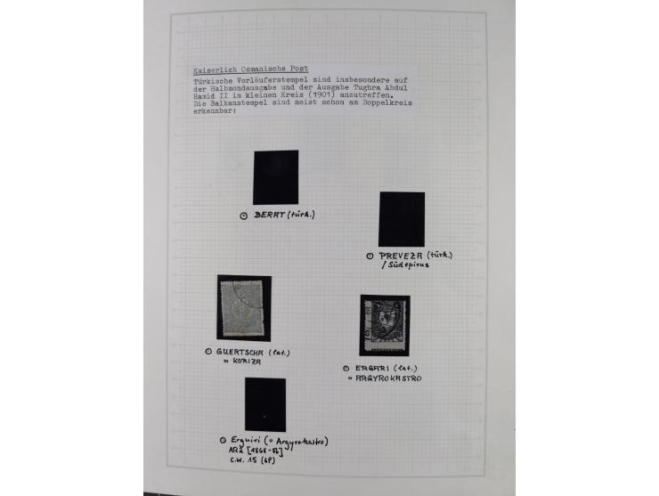 1913/68 (ca.), unused and used collection with some covers, including Forerunners, Provisional issue Korce, Argyrokastron Epi