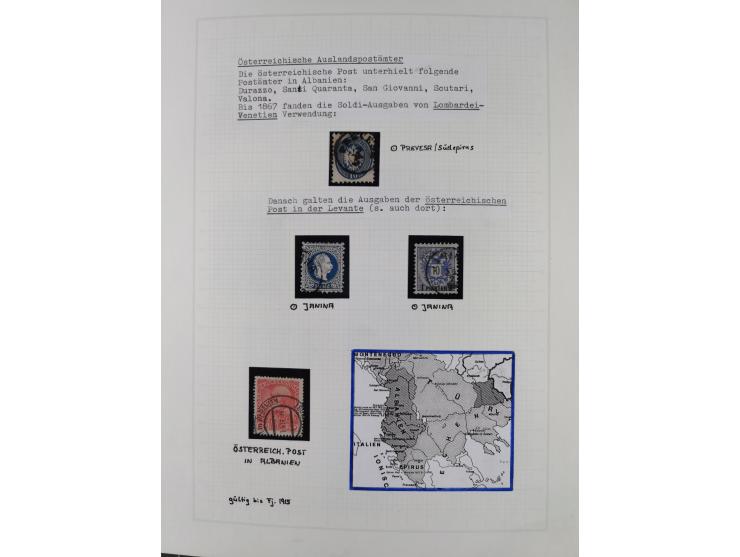 1913/68 (ca.), unused and used collection with some covers, including Forerunners, Provisional issue Korce, Argyrokastron Epi