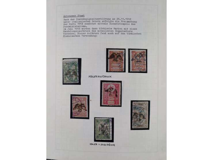 1913/68 (ca.), unused and used collection with some covers, including Forerunners, Provisional issue Korce, Argyrokastron Epi