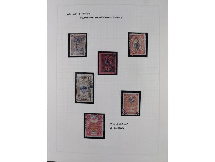 1913/68 (ca.), unused and used collection with some covers, including Forerunners, Provisional issue Korce, Argyrokastron Epi