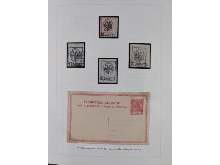 1913/68 (ca.), unused and used collection with some covers, including Forerunners, Provisional issue Korce, Argyrokastron Epi
