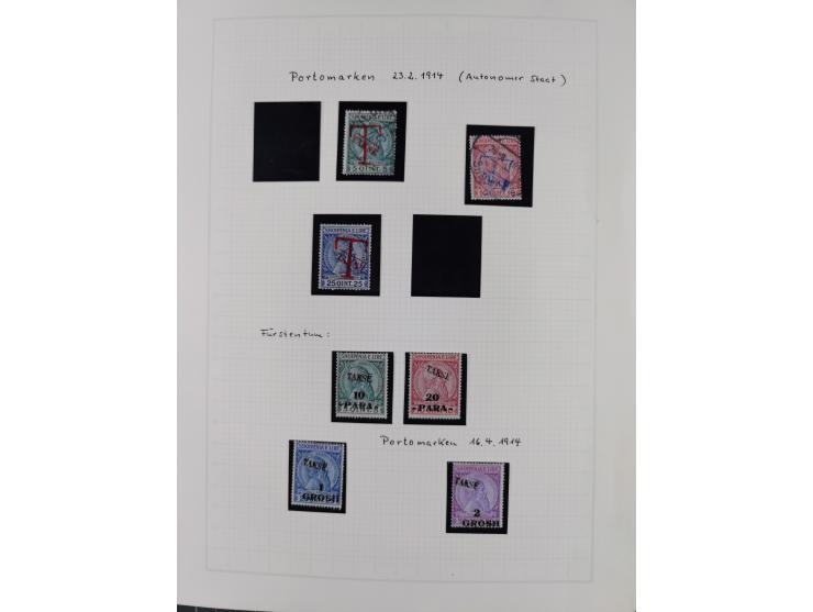 1913/68 (ca.), unused and used collection with some covers, including Forerunners, Provisional issue Korce, Argyrokastron Epi