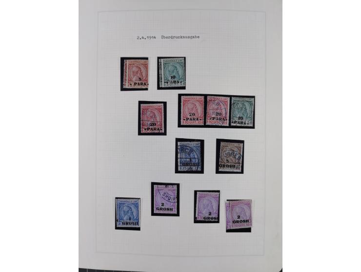 1913/68 (ca.), unused and used collection with some covers, including Forerunners, Provisional issue Korce, Argyrokastron Epi