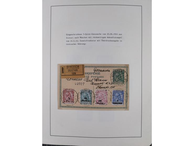 1913/68 (ca.), unused and used collection with some covers, including Forerunners, Provisional issue Korce, Argyrokastron Epi