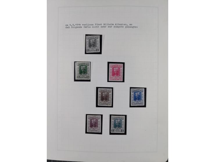 1913/68 (ca.), unused and used collection with some covers, including Forerunners, Provisional issue Korce, Argyrokastron Epi