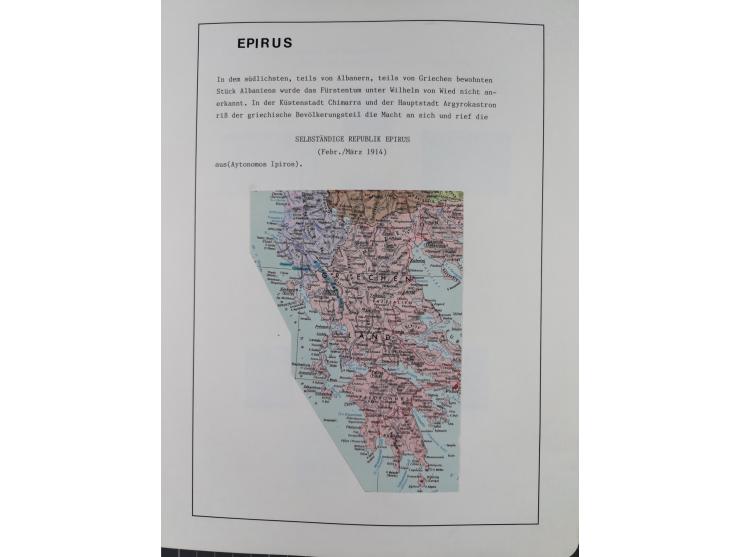 1913/68 (ca.), unused and used collection with some covers, including Forerunners, Provisional issue Korce, Argyrokastron Epi