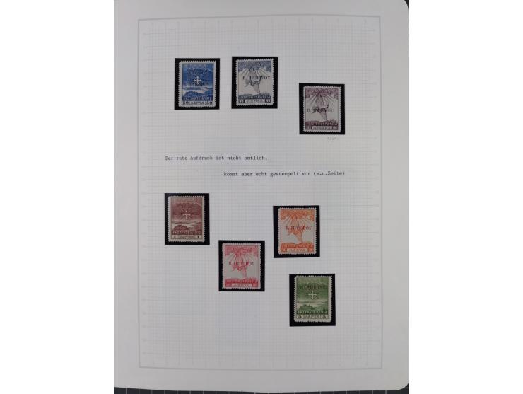 1913/68 (ca.), unused and used collection with some covers, including Forerunners, Provisional issue Korce, Argyrokastron Epi