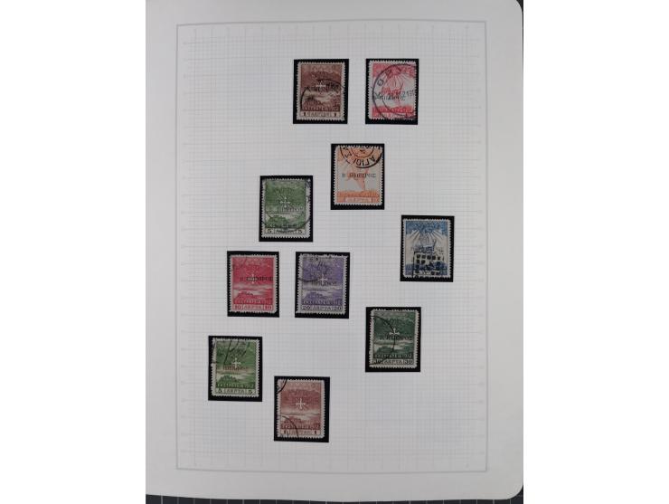 1913/68 (ca.), unused and used collection with some covers, including Forerunners, Provisional issue Korce, Argyrokastron Epi