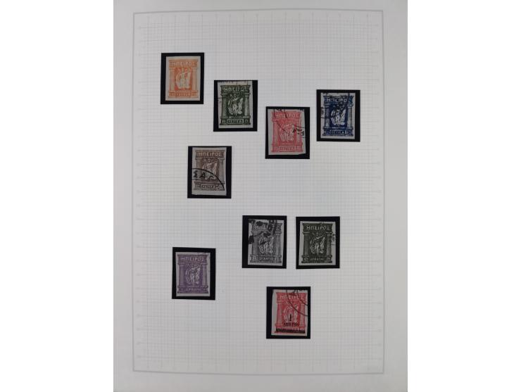 1913/68 (ca.), unused and used collection with some covers, including Forerunners, Provisional issue Korce, Argyrokastron Epi