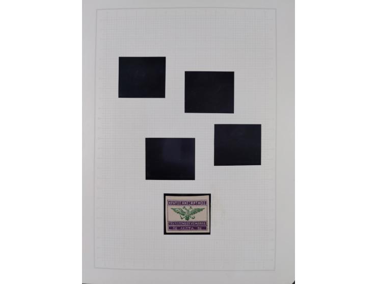 1913/68 (ca.), unused and used collection with some covers, including Forerunners, Provisional issue Korce, Argyrokastron Epi