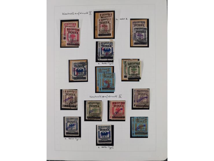 1913/68 (ca.), unused and used collection with some covers, including Forerunners, Provisional issue Korce, Argyrokastron Epi