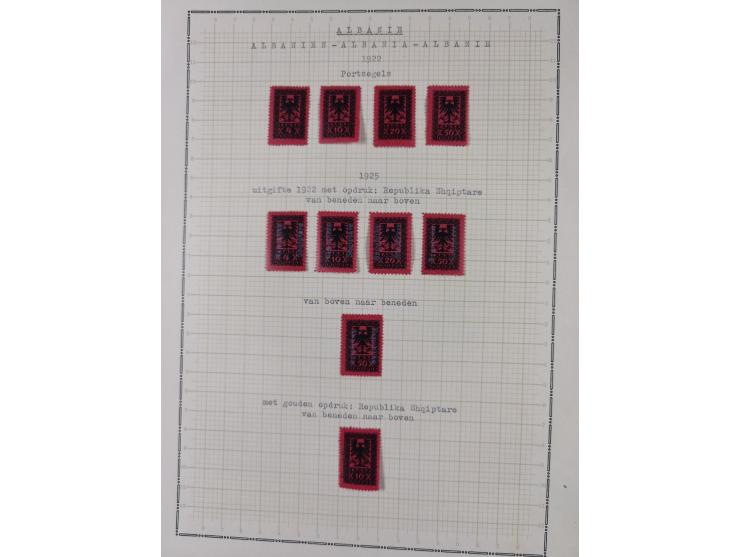 1913/68 (ca.), unused and used collection with some covers, including Forerunners, Provisional issue Korce, Argyrokastron Epi