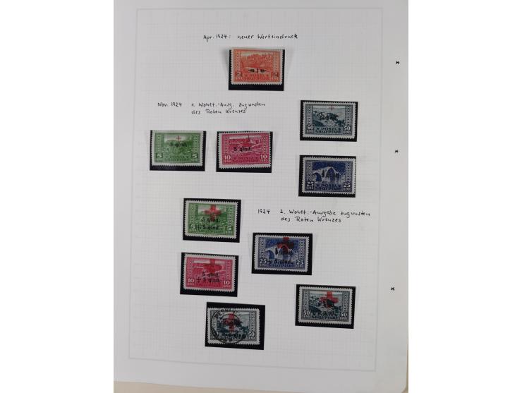 1913/68 (ca.), unused and used collection with some covers, including Forerunners, Provisional issue Korce, Argyrokastron Epi