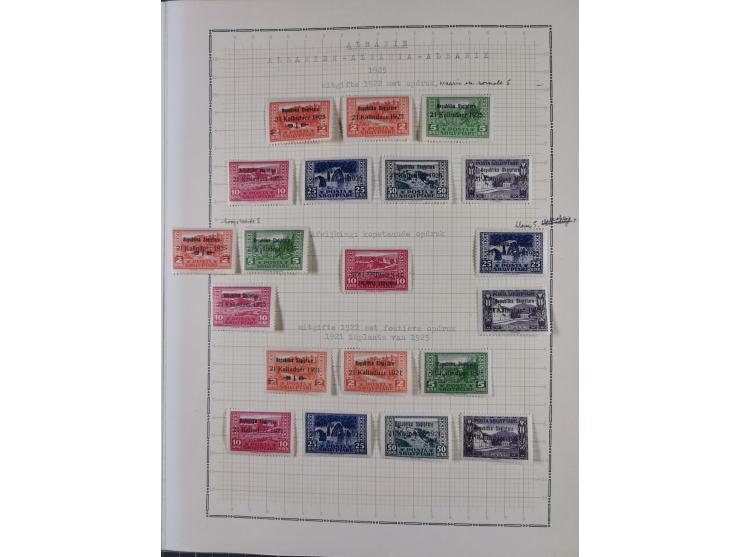 1913/68 (ca.), unused and used collection with some covers, including Forerunners, Provisional issue Korce, Argyrokastron Epi