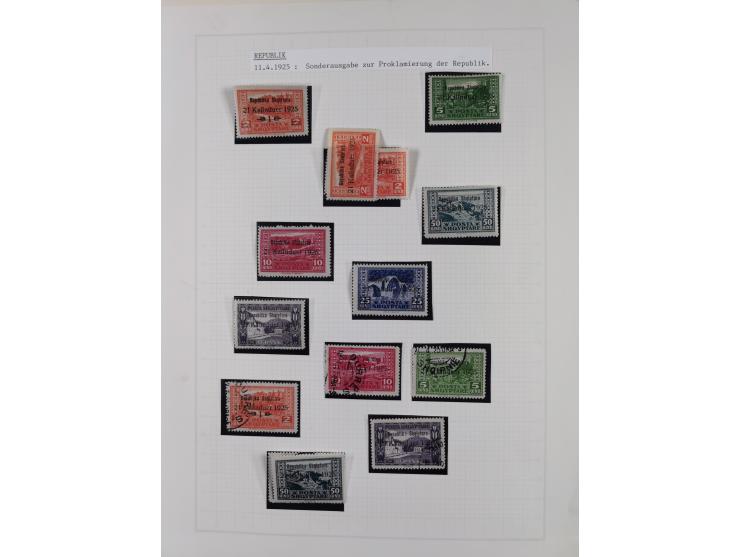 1913/68 (ca.), unused and used collection with some covers, including Forerunners, Provisional issue Korce, Argyrokastron Epi