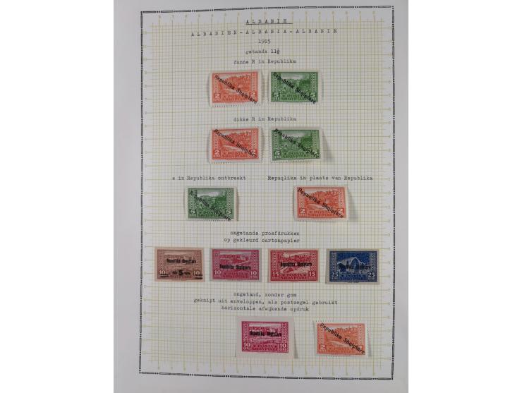 1913/68 (ca.), unused and used collection with some covers, including Forerunners, Provisional issue Korce, Argyrokastron Epi