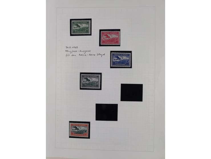 1913/68 (ca.), unused and used collection with some covers, including Forerunners, Provisional issue Korce, Argyrokastron Epi