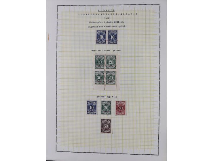 1913/68 (ca.), unused and used collection with some covers, including Forerunners, Provisional issue Korce, Argyrokastron Epi