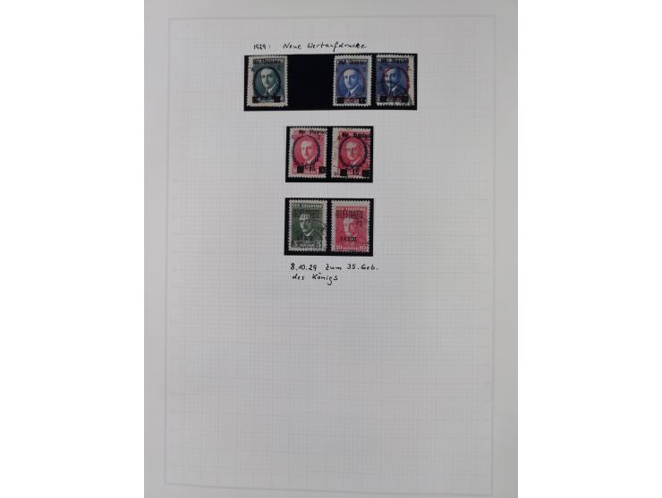 1913/68 (ca.), unused and used collection with some covers, including Forerunners, Provisional issue Korce, Argyrokastron Epi