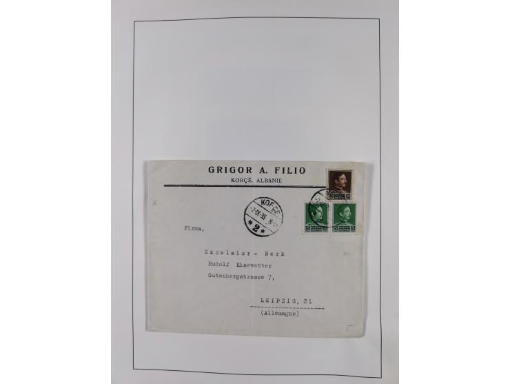 1913/68 (ca.), unused and used collection with some covers, including Forerunners, Provisional issue Korce, Argyrokastron Epi