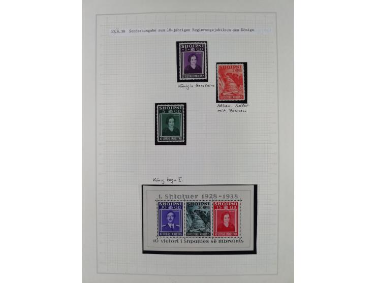 1913/68 (ca.), unused and used collection with some covers, including Forerunners, Provisional issue Korce, Argyrokastron Epi