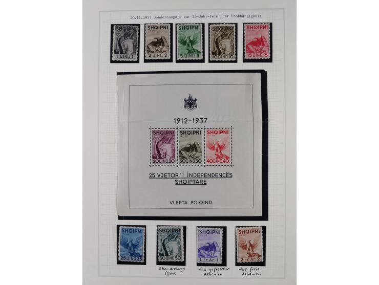 1913/68 (ca.), unused and used collection with some covers, including Forerunners, Provisional issue Korce, Argyrokastron Epi