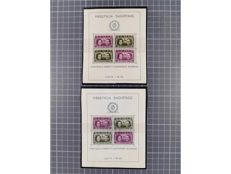 1913/68 (ca.), unused and used collection with some covers, including Forerunners, Provisional issue Korce, Argyrokastron Epi