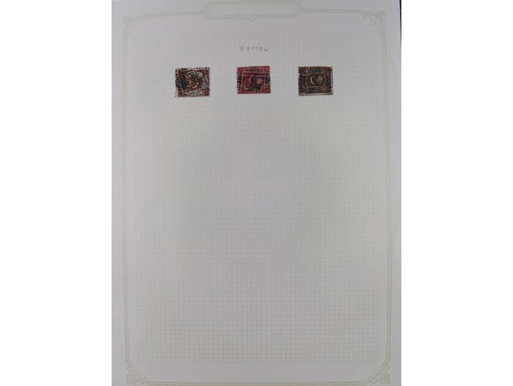 1840/1918, "ALL ARABIC CANCELLATIONS COLLECTION" on old selfmade album pages according to Brandt &amp; Ceylan Types, starting