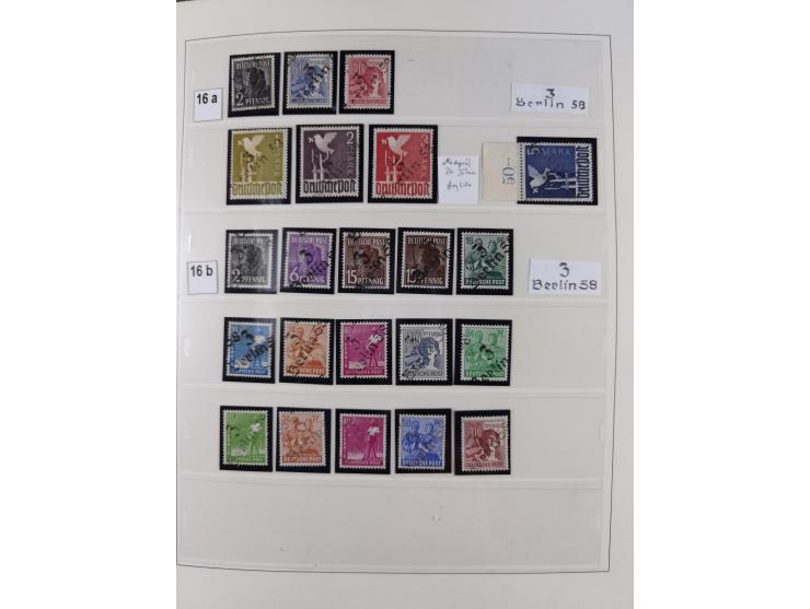 1948, sehr reichhaltige fast ausschließlich postfrische Material-Sammlung des Bezirk 3 mit vielen hunderten Marken sauber sor