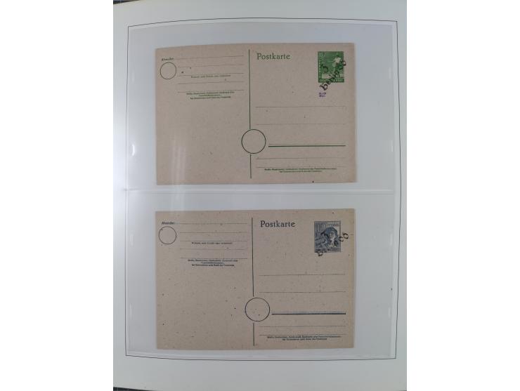 1948, sehr reichhaltige fast ausschließlich postfrische Material-Sammlung des Bezirk 3 mit vielen hunderten Marken sauber sor